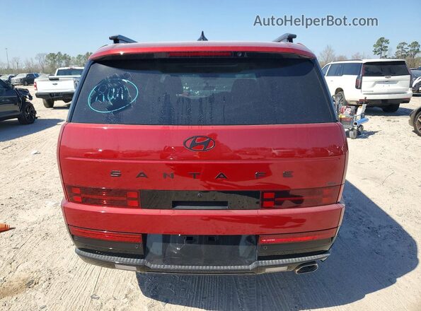 5NMP5DGL9SH113276 2025 HYUNDAI SANTA FE CALLIGRAPHY Red Widok z tyłu