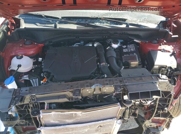 5NMP5DGL9SH113276 2025 HYUNDAI SANTA FE CALLIGRAPHY Red Widok komory silnika