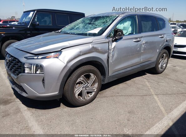 5NMS14AJ2MH310869 2021 HYUNDAI SANTA FE Серый Передняя левая четверть