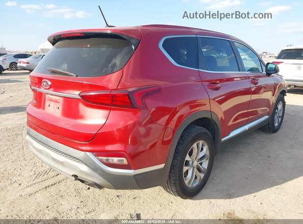 5NMS23AD1LH156641 2020 HYUNDAI SANTA FE Красный Задняя правая четверть