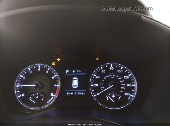 5NMS23AD1LH266959 2020 HYUNDAI SANTA FE White Հետևի նստատեղերի տեսք