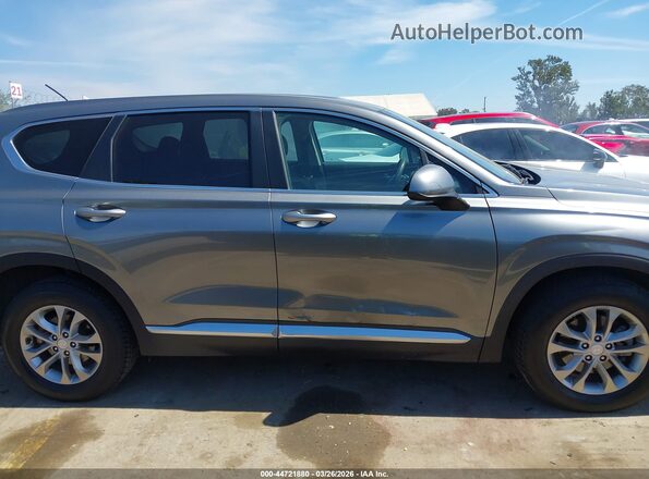 5NMS23AD2KH077039 2019 HYUNDAI SANTA FE Серебряный Вид задней части салона
