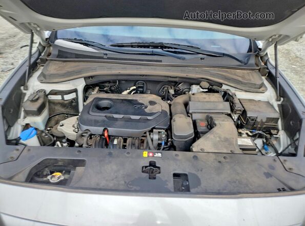 5NMS23AD2KH088316 2019 HYUNDAI SANTA Серебряный Вид подкапотного пространства