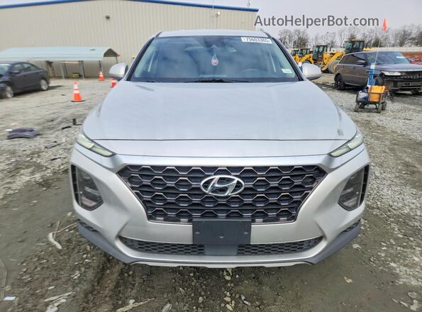 5NMS23AD2KH088316 2019 HYUNDAI SANTA Серебряный Вид спереди