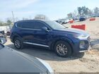 2019 Hyundai Santa Fe Se Синий vin: 5NMS23AD2KH117054