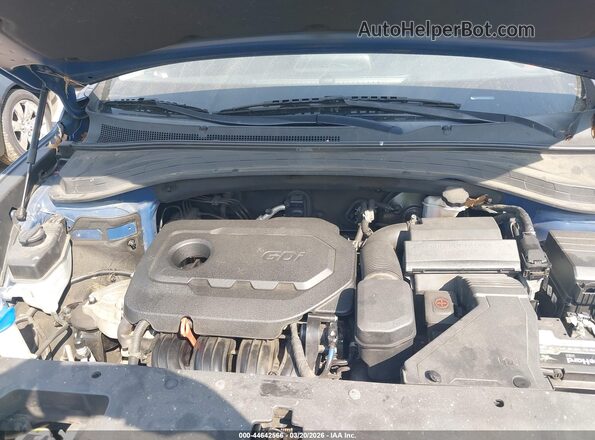 5NMS23AD2KH117054 2019 HYUNDAI SANTA FE Синий Вид сзади