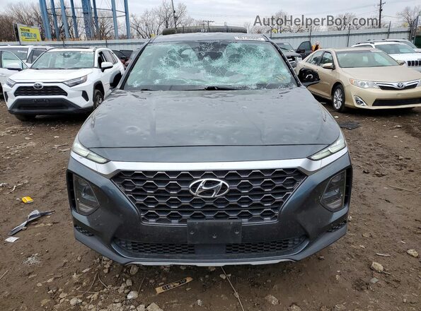5NMS23AD3KH130122 2019 HYUNDAI SANTA Серый Вид спереди