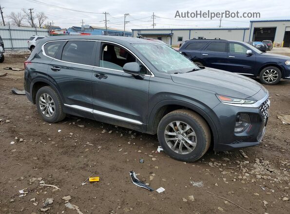 5NMS23AD3KH130122 2019 HYUNDAI SANTA Серый Передняя правая четверть