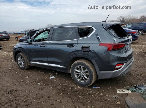 5NMS23AD3KH130122 2019 HYUNDAI SANTA Серый Задняя левая четверть