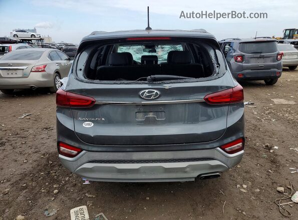 5NMS23AD3KH130122 2019 HYUNDAI SANTA Серый Вид сзади