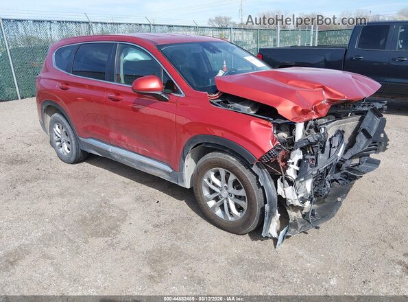 5NMS23AD3LH149268 2020 HYUNDAI SANTA FE Red Przód prawy