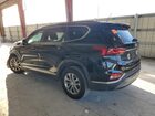 2020 Hyundai Santa Fe Se Черный vin: 5NMS23AD3LH285688