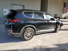 2020 Hyundai Santa Fe Se Черный vin: 5NMS23AD3LH285688
