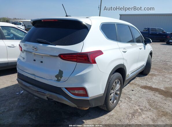5NMS23AD4KH010751 2019 HYUNDAI SANTA FE Белый Задняя правая четверть