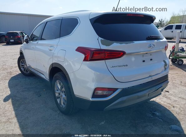 5NMS23AD4KH010751 2019 HYUNDAI SANTA FE Белый Задняя левая четверть