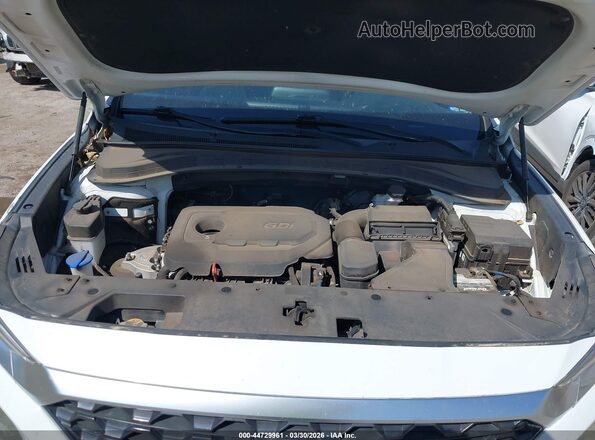5NMS23AD4KH010751 2019 HYUNDAI SANTA FE Белый Вид сзади