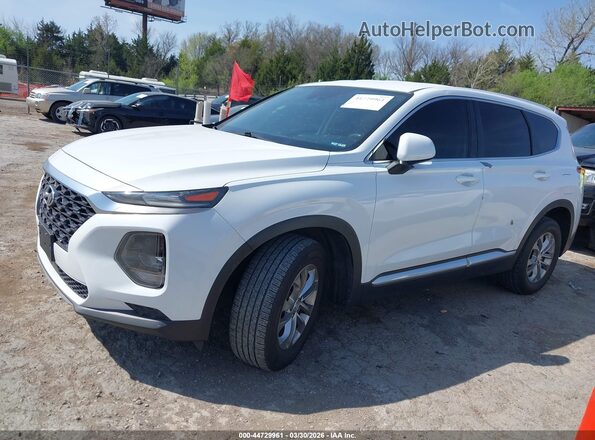 5NMS23AD4KH010751 2019 HYUNDAI SANTA FE Белый Панорамный вид салона 360°