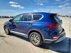2019 Hyundai Santa Fe Se 2.4l Blue vin: 5NMS23AD5KH015294