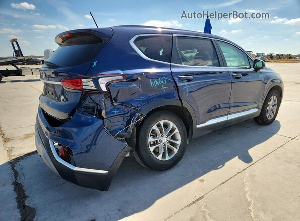 5NMS23AD5KH015294 2019 HYUNDAI SANTA Blue Rear right