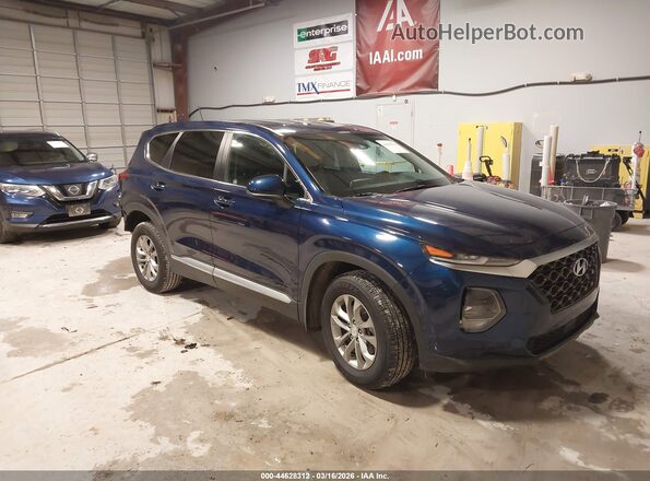 5NMS23AD5LH255298 2020 HYUNDAI SANTA FE Синий Передняя правая четверть