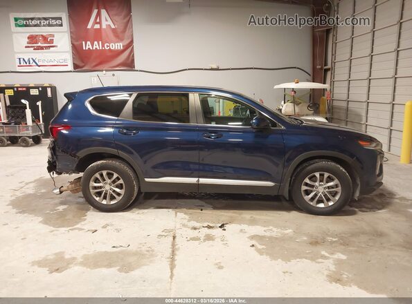 5NMS23AD5LH255298 2020 HYUNDAI SANTA FE Синий Вид задней части салона