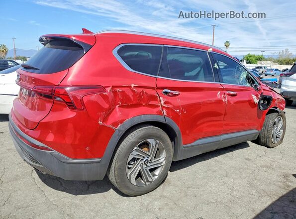 5NMS24AJ0PH520744 2023 HYUNDAI SANTA Красный Задняя правая четверть