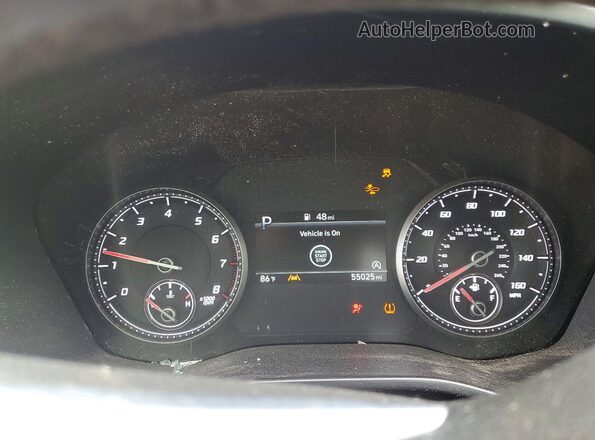 5NMS24AJ0PH520744 2023 HYUNDAI SANTA Красный Вид щитка приборов