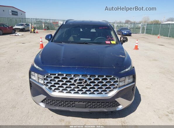 5NMS24AJ1NH467680 2022 HYUNDAI SANTA FE Blue Vista interior trasera