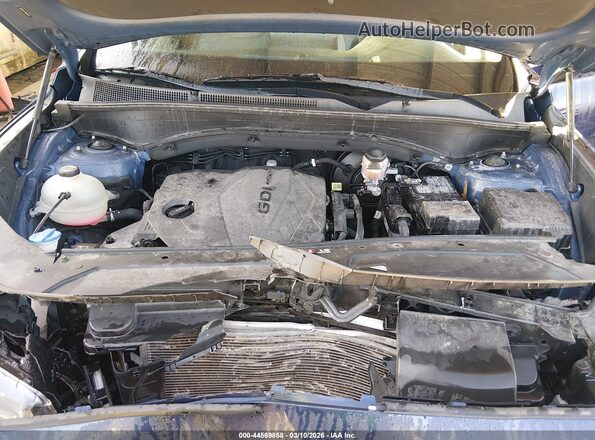 5NMS24AJ9NH467247 2022 HYUNDAI SANTA FE Синий Вид сзади