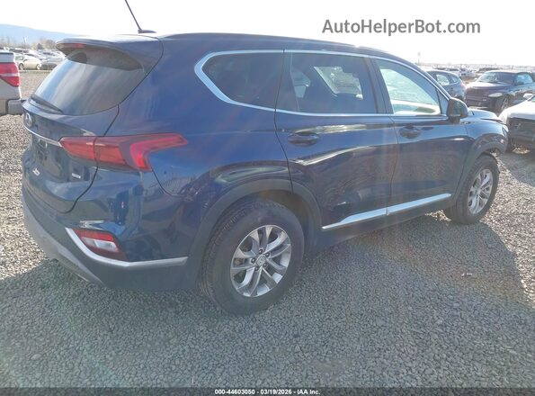 5NMS2CAD0LH180204 2020 HYUNDAI SANTA FE Синий Задняя правая четверть