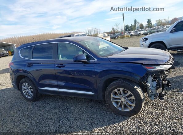 5NMS2CAD0LH180204 2020 HYUNDAI SANTA FE Синий Панорамный вид салона 360°