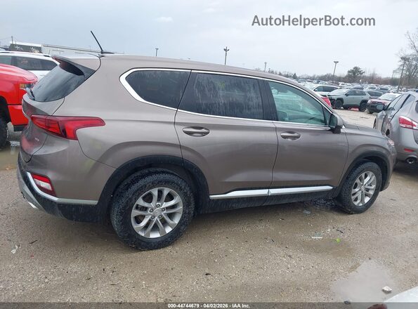 5NMS2CAD2KH084198 2019 HYUNDAI SANTA FE Коричневый Вид задней части салона