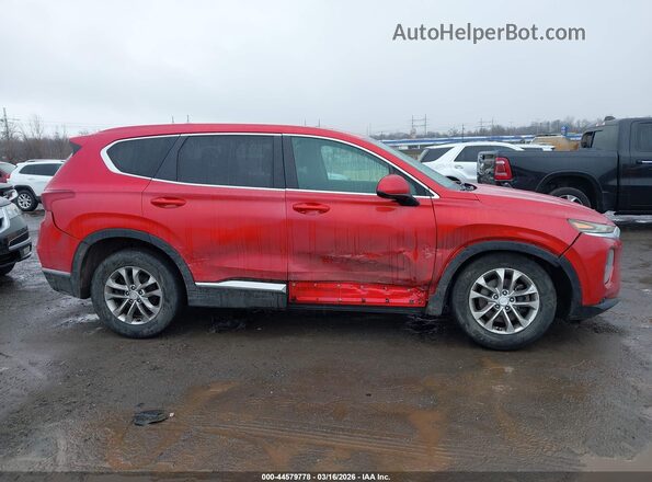 5NMS2CAD2LH298125 2020 HYUNDAI SANTA FE Red Вид задньої частини салону