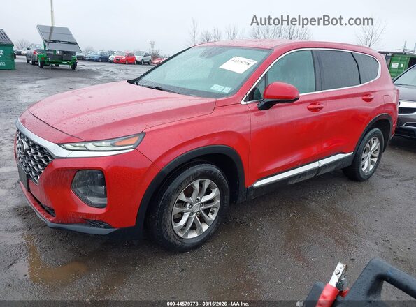 5NMS2CAD2LH298125 2020 HYUNDAI SANTA FE Red Передня ліва чверть