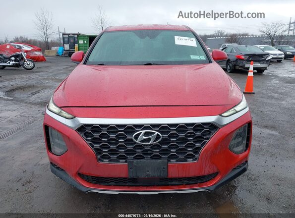 5NMS2CAD2LH298125 2020 HYUNDAI SANTA FE Red Вид щитка приладів
