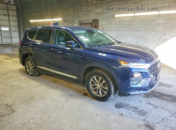 5NMS2CAD3KH131562 2019 HYUNDAI SANTA Blue Przód prawy
