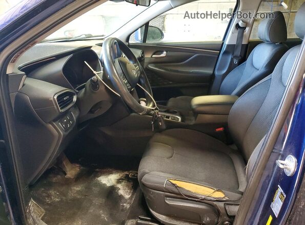 5NMS2CAD3KH131562 2019 HYUNDAI SANTA Blue Widok wnętrza z przodu