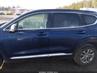2019 Hyundai Santa Fe Se Синий vin: 5NMS2CAD3KH132842