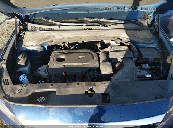 5NMS2CAD3KH132842 2019 HYUNDAI SANTA FE Синий Вид сзади