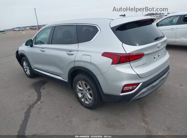 5NMS2CAD5KH102614 2019 HYUNDAI SANTA FE Серебряный Задняя левая четверть