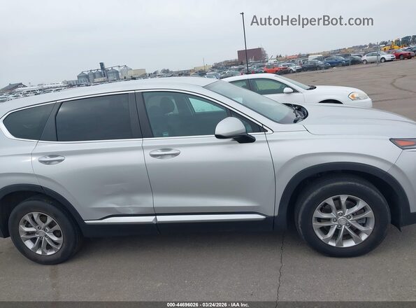 5NMS2CAD5KH102614 2019 HYUNDAI SANTA FE Серебряный Вид задней части салона