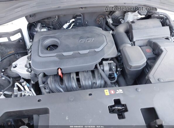 5NMS2CAD6KH046876 2019 HYUNDAI SANTA FE Silver Вид ззаду