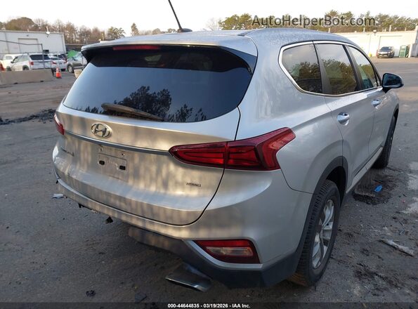 5NMS2CAD6KH046876 2019 HYUNDAI SANTA FE Silver Задня права чверть
