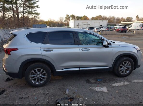 5NMS2CAD6KH046876 2019 HYUNDAI SANTA FE Silver Вид задньої частини салону