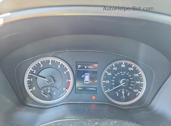 5NMS2CADXKH116508 2019 HYUNDAI SANTA Белый Вид щитка приборов