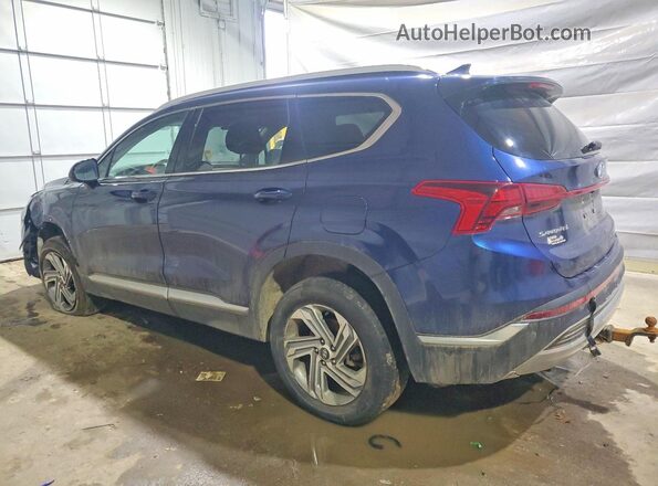 5NMS2DAJ2NH442075 2022 HYUNDAI SANTA Синий Задняя левая четверть