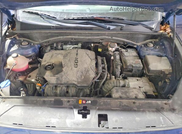 5NMS2DAJ2NH442075 2022 HYUNDAI SANTA Синий Вид подкапотного пространства