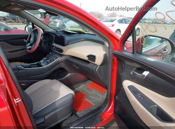 5NMS2DAJ4PH550555 2023 HYUNDAI SANTA FE Красный Вид салона спереди
