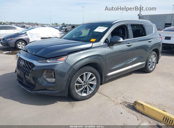 5NMS33AD1LH216740 2020 HYUNDAI SANTA FE Gray Przód lewy