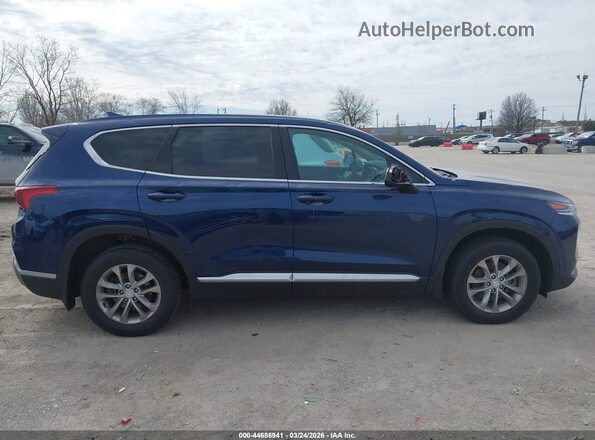 5NMS33AD1LH233232 2020 HYUNDAI SANTA FE Blue Widok wnętrza z tyłu